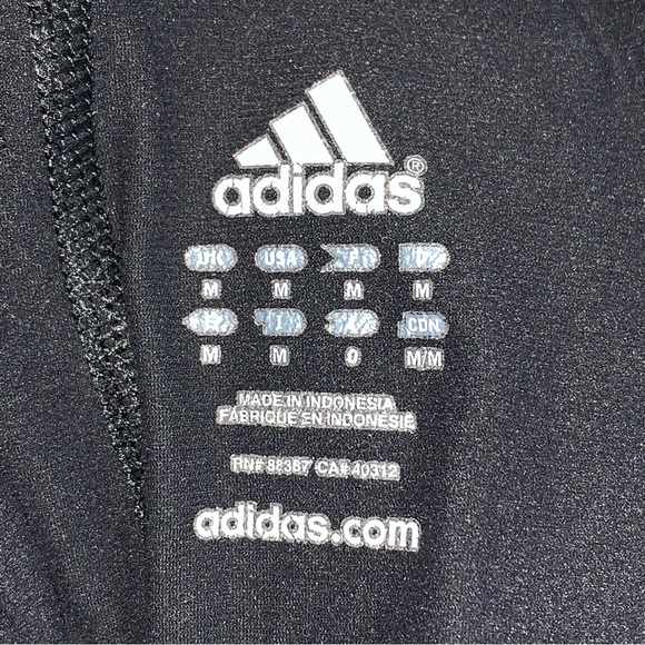 Women’s M ADIDAS SUPERNOVA CLIMAWARM Black Legging Ankle Zips Back Pocket EXC - Picture 9 of 15